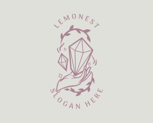 Jewellery - Crystals Jewelry Hand logo design