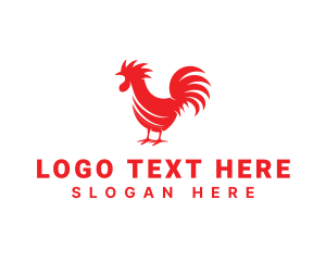 Chicken - Chicken Rooster Coop logo design