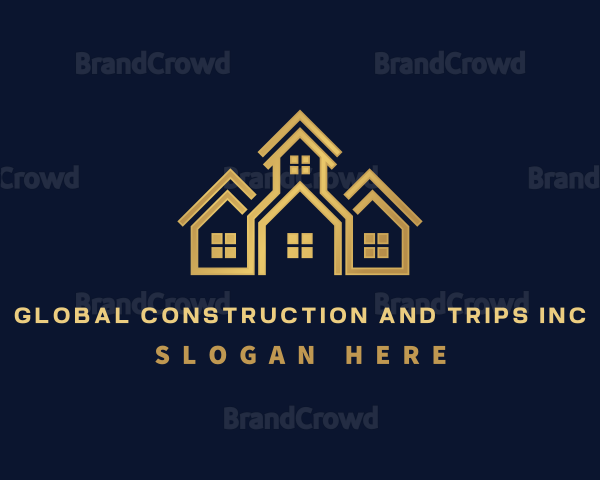 Real Estate Roof Builder Logo