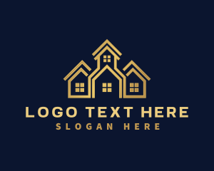 Office - Real Estate Roof Builder logo design