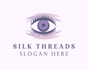 Purple Eyelash Extension logo design