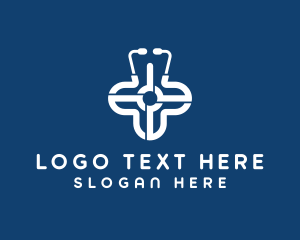 Surgery - Medical Healthcare Stethoscope logo design