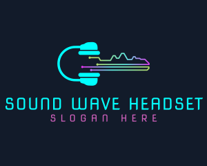 Headset - Headset Sound Key logo design