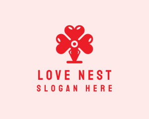 Affection - Red Valentine Heart logo design
