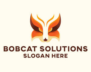 Bobcat - Wild Fox Animal logo design
