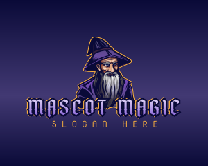 Wizard Magician Sorcerer logo design