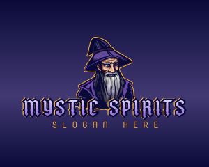 Wizard Magician Sorcerer logo design