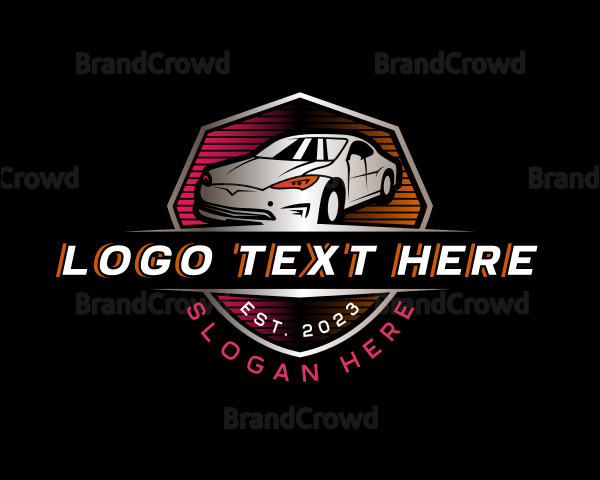 Automobile Car Racing Logo