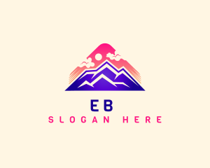 Mountain Sunset Sky Logo