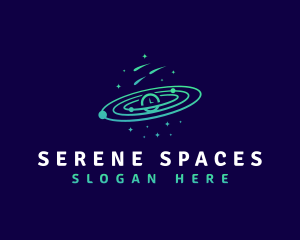 Space Galaxy Time logo design