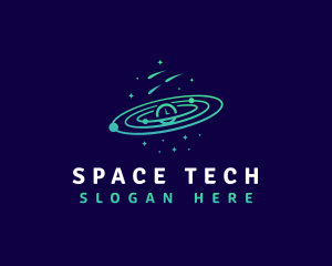 Space Galaxy Time logo design