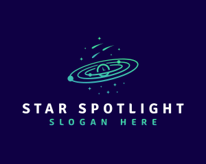 Space Galaxy Time logo design