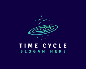 Space Galaxy Time logo design