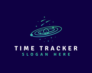 Space Galaxy Time logo design