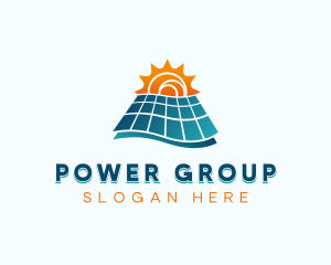 Solar Panel Renewable logo design