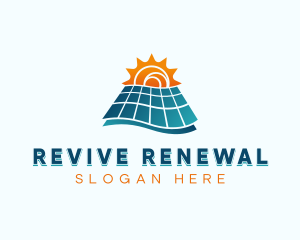 Solar Panel Renewable logo design