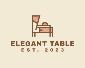 Table - Vanity Table Furniture logo design