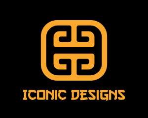 Symbol - Orange Asian Symbol logo design