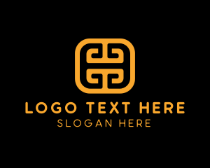 Symbol - Outline Asian Symbol logo design