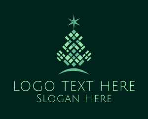 Christmas Tree - Decorative Christmas Tree logo design