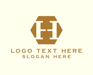 Cafe - Elegant Luxury Brand Letter H logo design