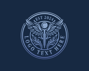 Wings - Caduceus Medical Clinic logo design