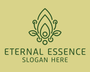 Meditation Oil Essence  logo design