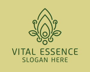 Meditation Oil Essence  logo design