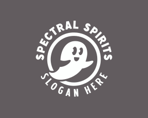 Spirit Spooky Ghost logo design