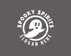 Spirit Spooky Ghost logo design