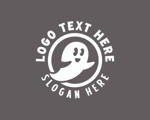 Spirit Spooky Ghost Logo