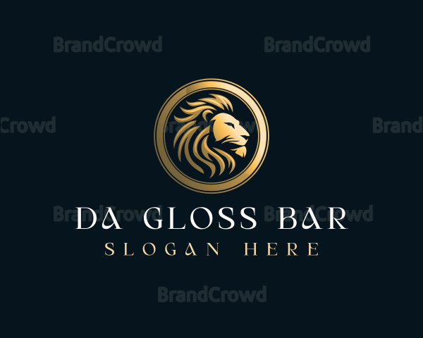 Luxury Lion Crest Logo