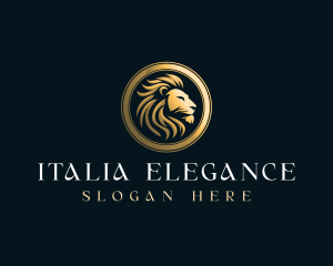 Luxury Lion Crest Logo