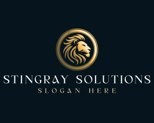 Luxury Lion Crest Logo