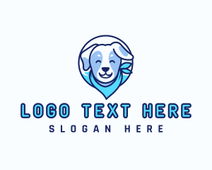 Scarf - Dog Grooming Scarf logo design