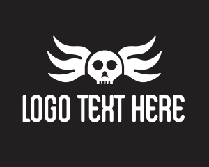 Winged Skull Pilot Logo