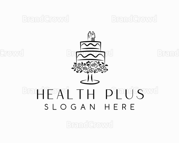 Wedding Catering Cake Logo