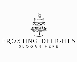Frosting - Wedding Catering Cake logo design
