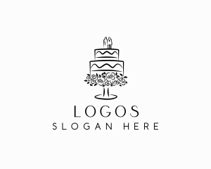Dessert - Wedding Catering Cake logo design