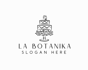 Bake - Wedding Catering Cake logo design