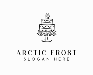 Wedding Catering Cake logo design