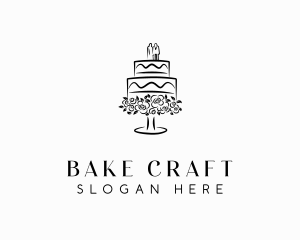 Wedding Catering Cake logo design