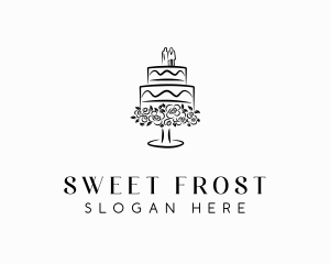 Wedding Catering Cake logo design