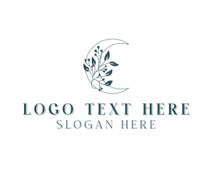 Art Studio - Moon Leaf Florist logo design