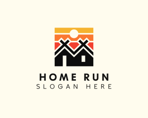 Home Village Property logo design