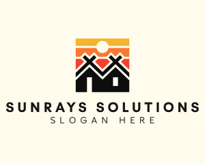 Home Village Property logo design