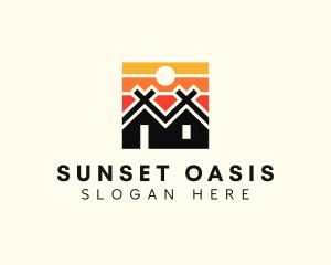 Home Village Property logo design