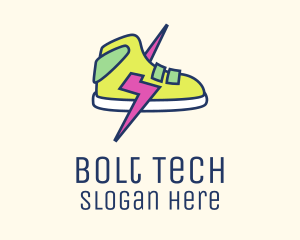 Bolt - Lightning Bolt Sneakers logo design