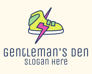 Lightning Bolt Sneakers logo design