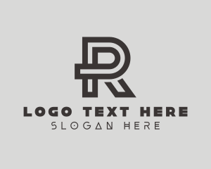 Transport - Simple Letter R logo design